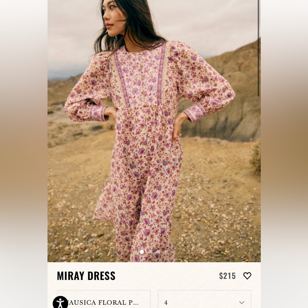 Floral Sezane dress